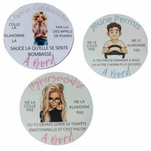 STICKERS AIMANT AUTO